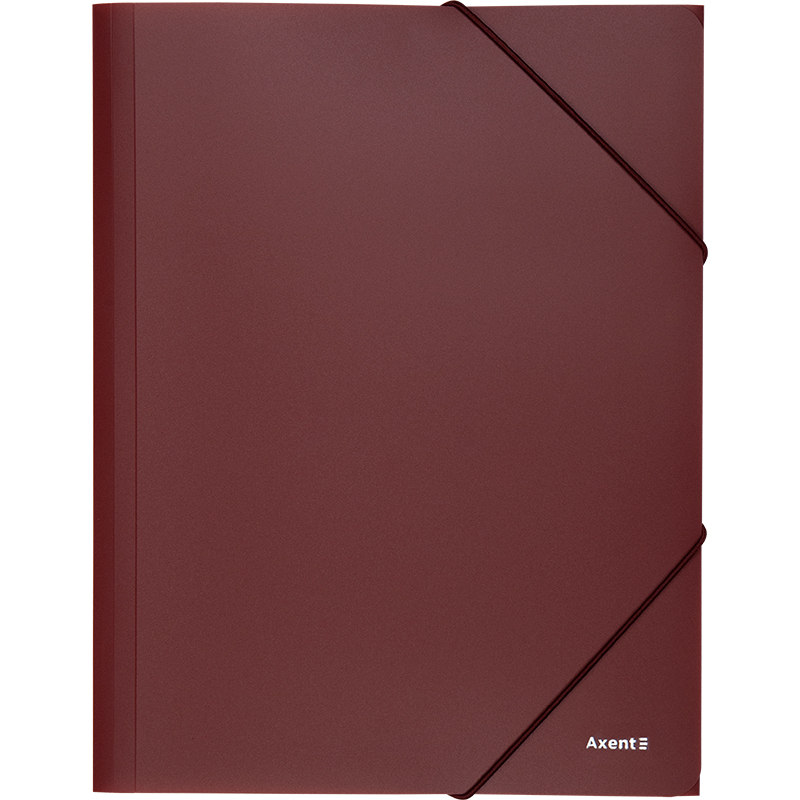 Папка на гумках Axent 1508-04-A, А4, бордова